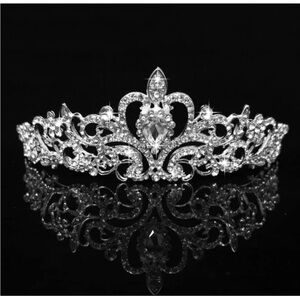 Elegant Silver Tiara NWT
